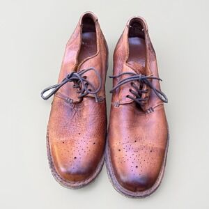 Walk-Over Vintage Collection Oxford Dress Shoes Mens 10 M Brown Leather USA Made